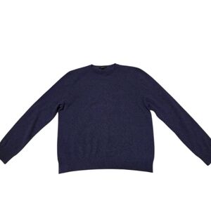 The Men's Store Bloomingdale's Purple 100% Cashmere Crew Neck Sweater